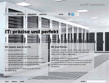 Tablet Screenshot of cs-it-solutions.de